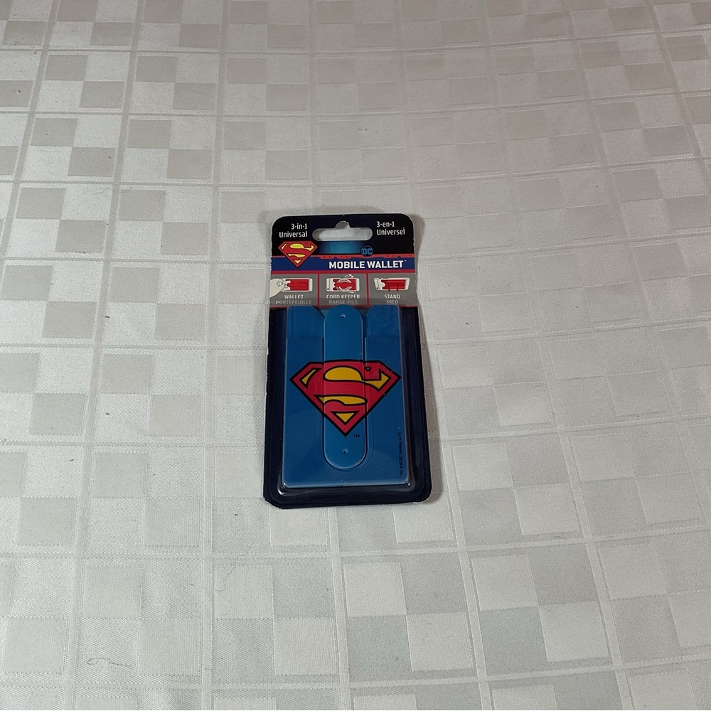 💜 New Superman 3 in 1 universal mobile wallet
